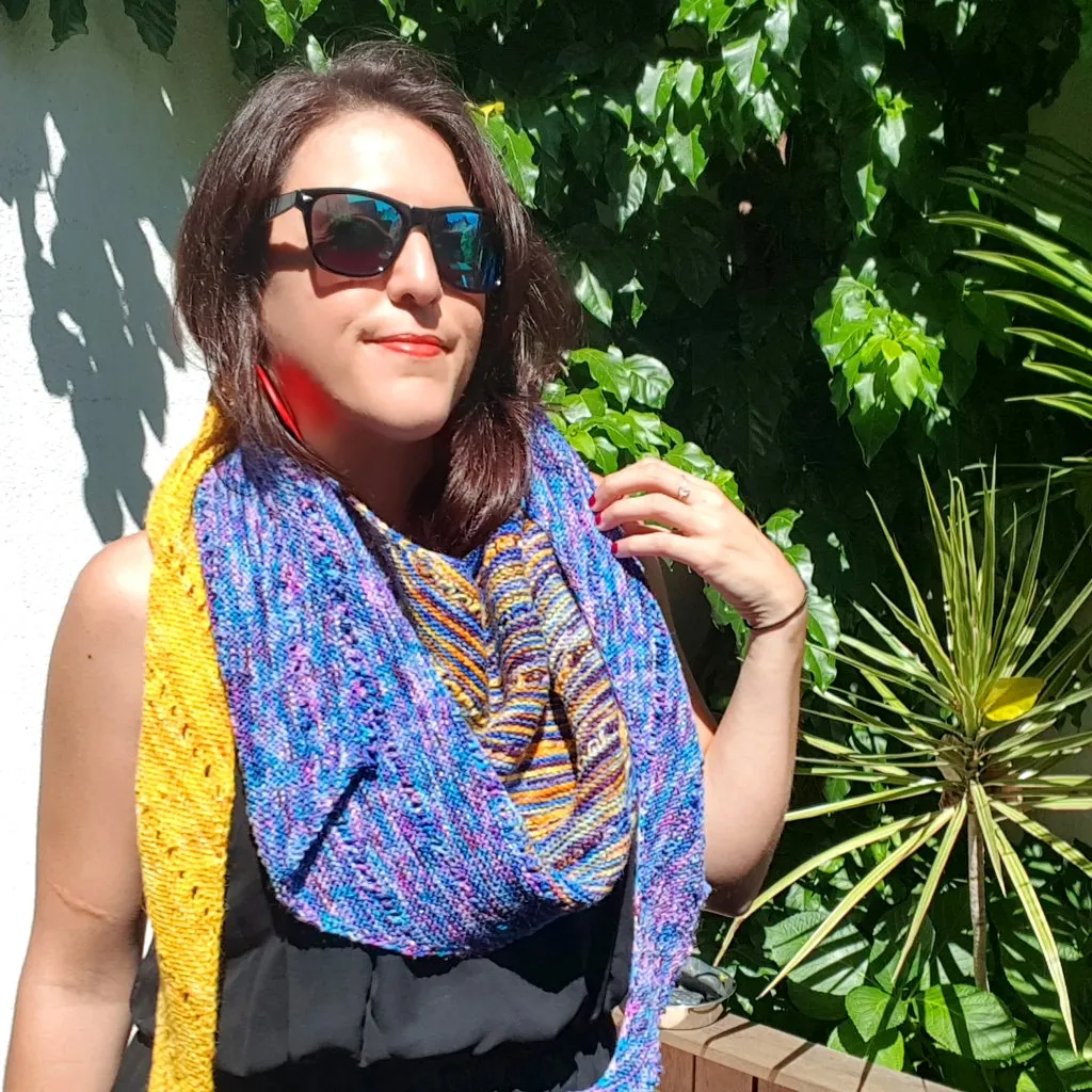 Free Your Fade Shawl Knitting Kit, by Andrea Mowry