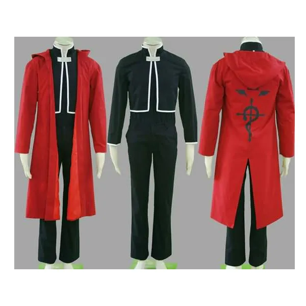 Fullmetal Alchemist Edward Elric Full Cosplay Costume