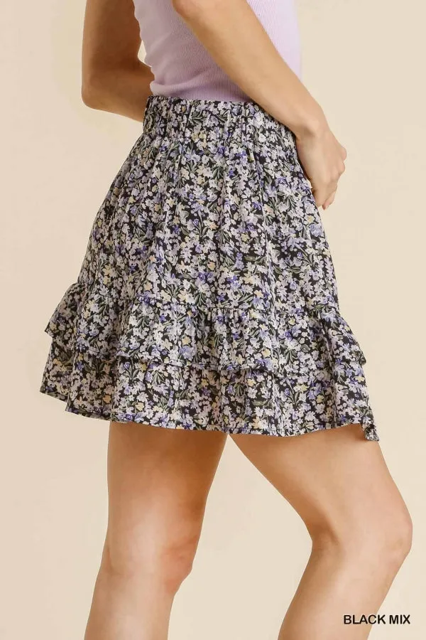 Fun & Flouncy Floral Skirt