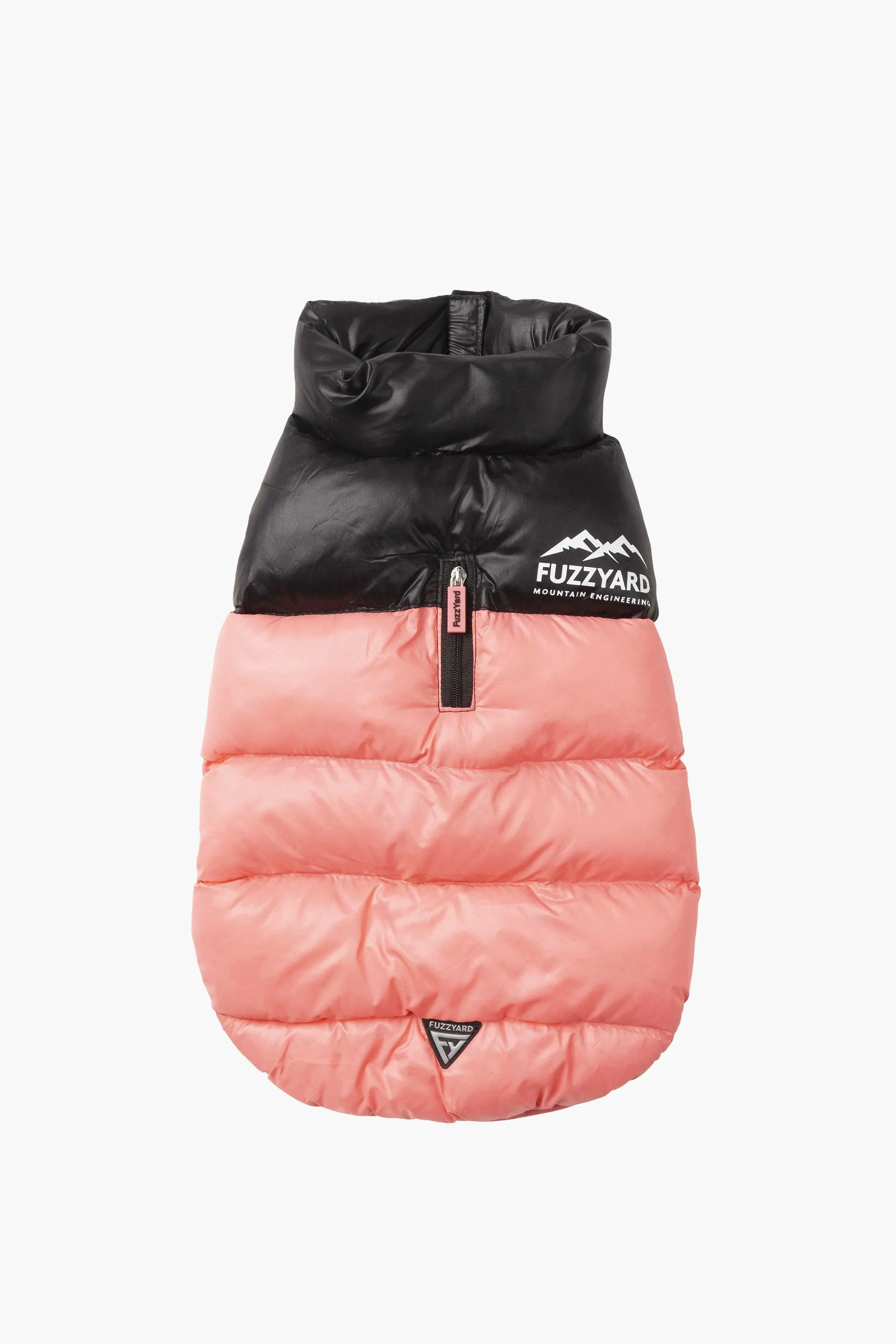 FuzzYard Pink Puffer Dog Jacket | Lightweight, Warm & Waterproof