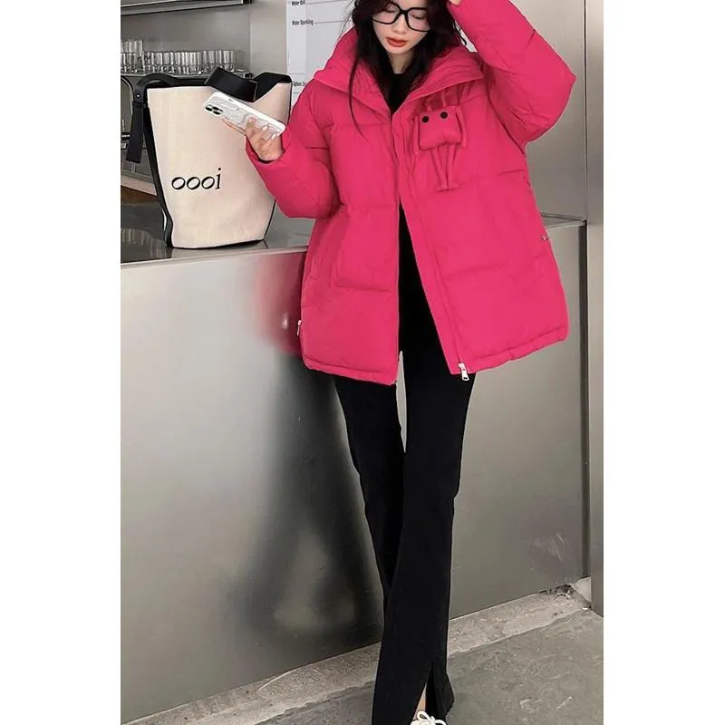 Gentle Preppy Style Niche Puffer Jacket