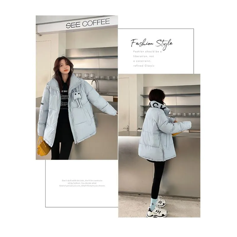 Gentle Preppy Style Niche Puffer Jacket