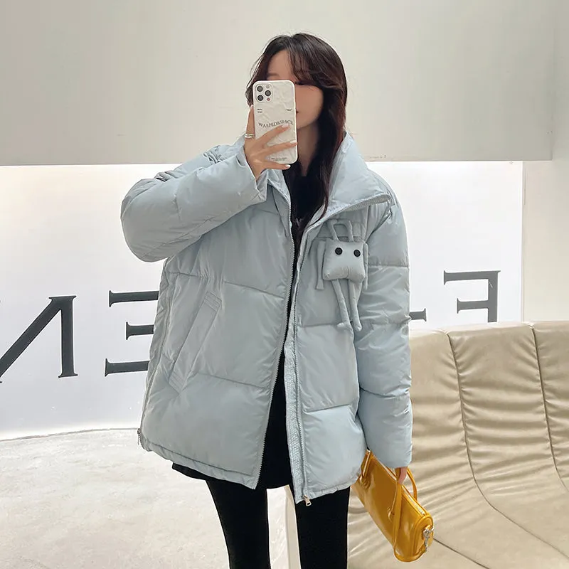 Gentle Preppy Style Niche Puffer Jacket