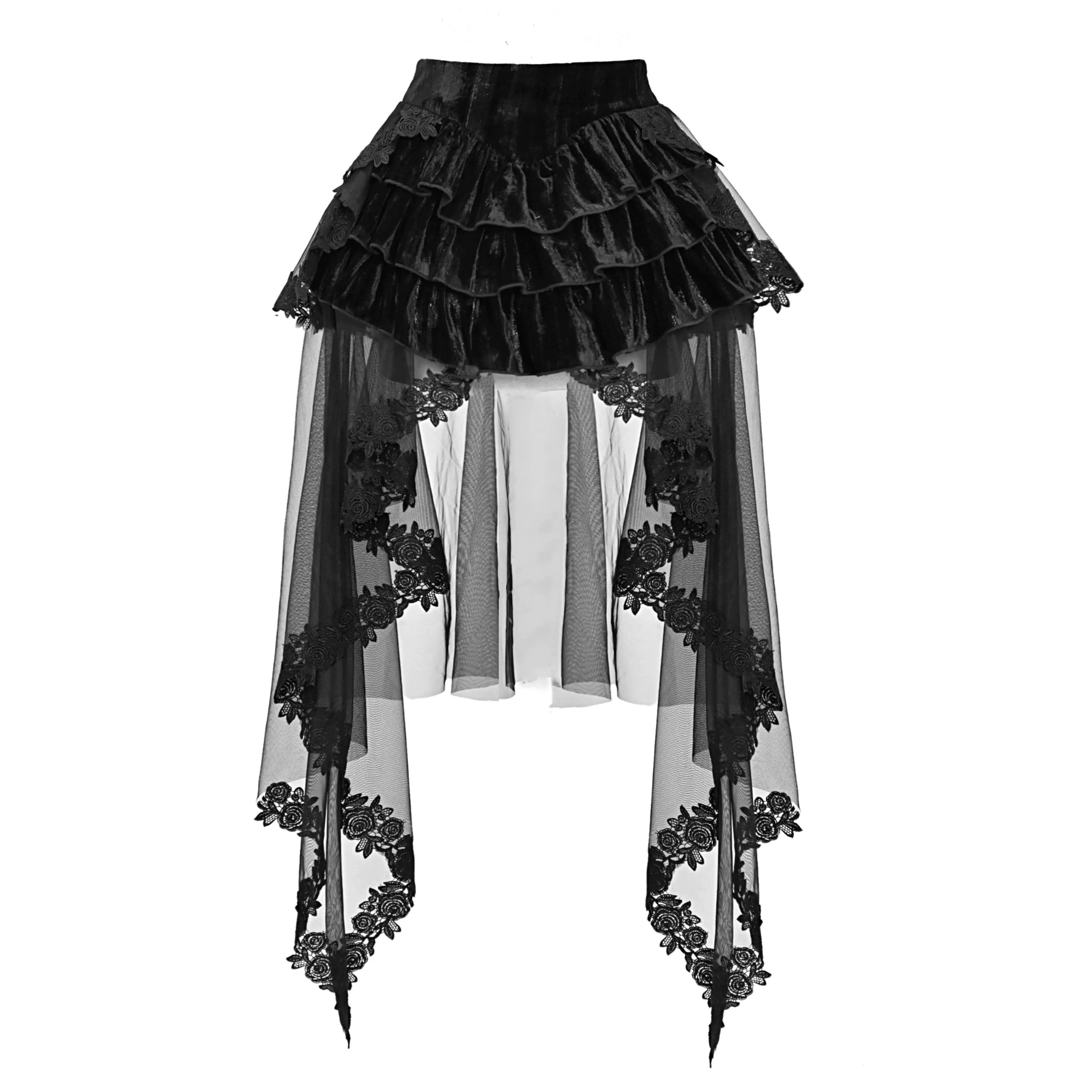 Gothic Burlesque Corset Dress With Accessories