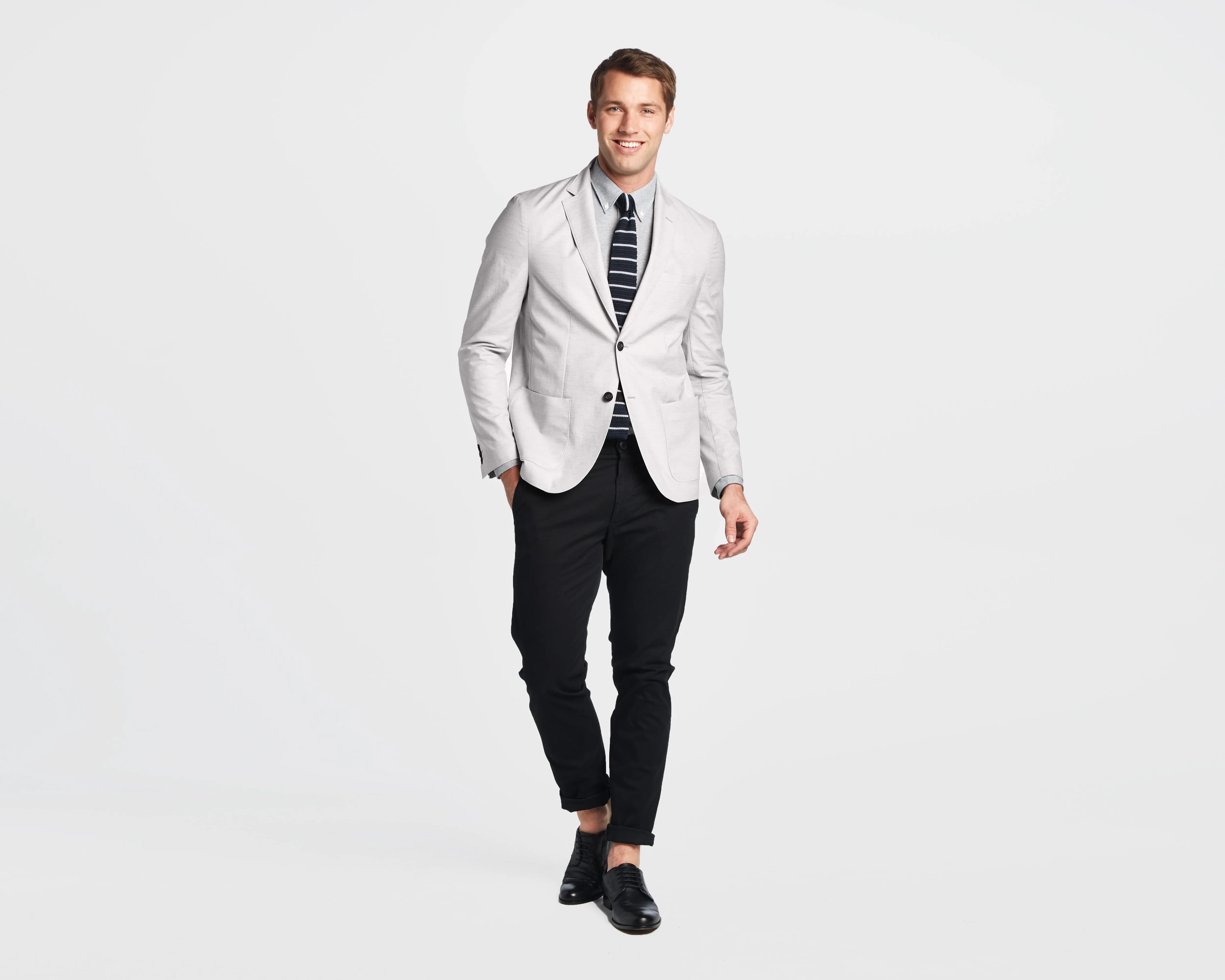 Graham Cotton Linen Stretch Blazer