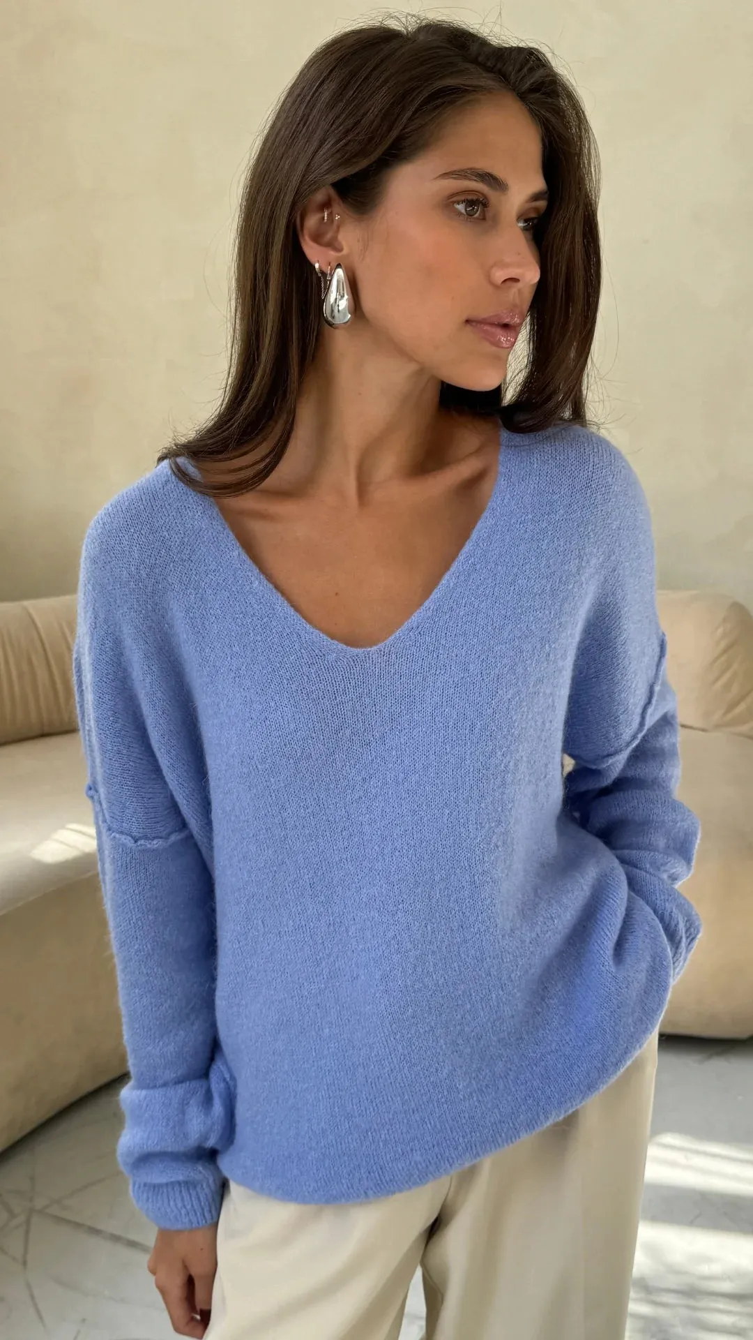 Hailey Sweater | Wool Blend Knit