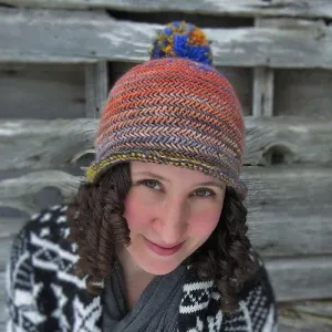 Herringbone Hat Pattern - Uneek / Harvest Worsted