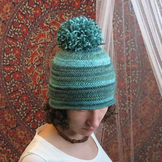 Herringbone Hat Pattern - Uneek / Harvest Worsted