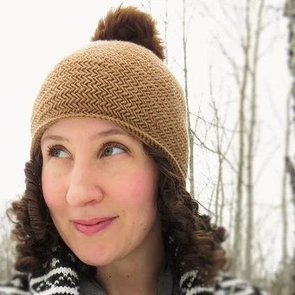 Herringbone Hat Pattern - Uneek / Harvest Worsted