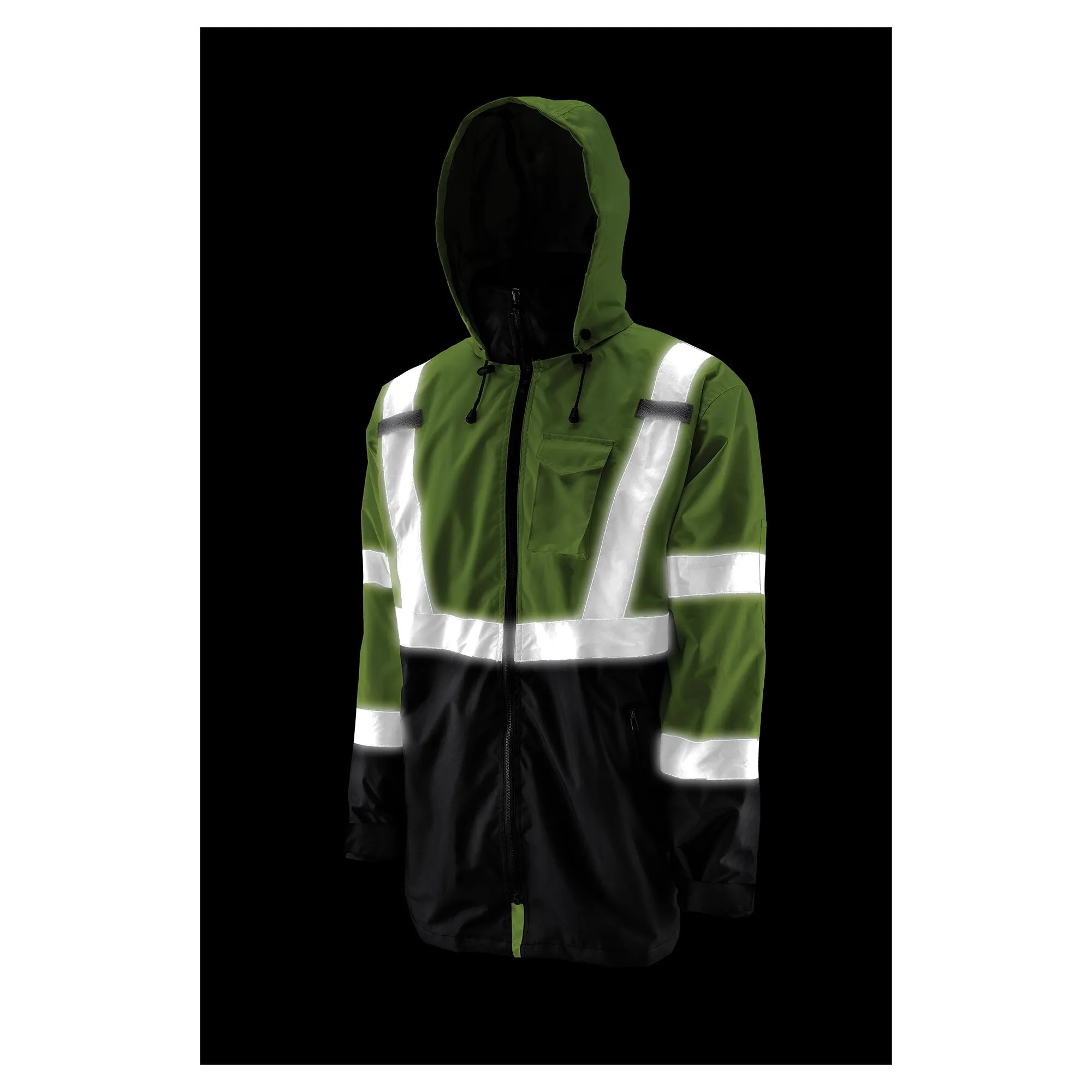 Hi Viz Parka Style Jacket