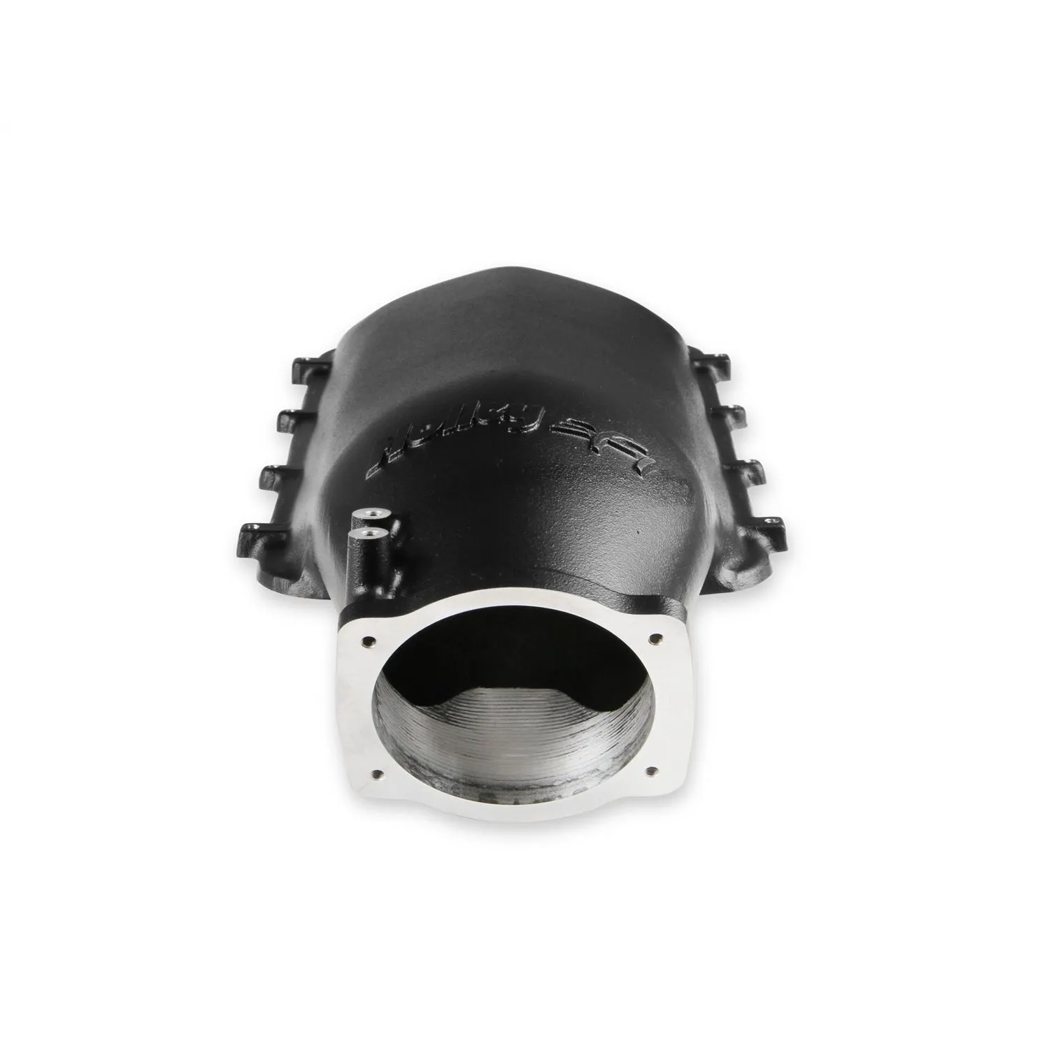 Holley LS Hi-Ram EFI Intake Manifold - 105 mm Throttle Body Flange - Multi Port - Aluminum - Black Powder Coat - LS1/LS2/LS6 - GM LS-Series