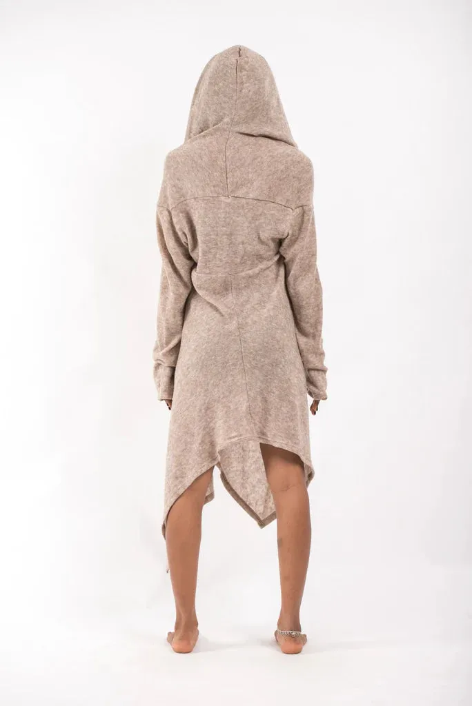 Hoodie Shawl With Side Button, Thailand