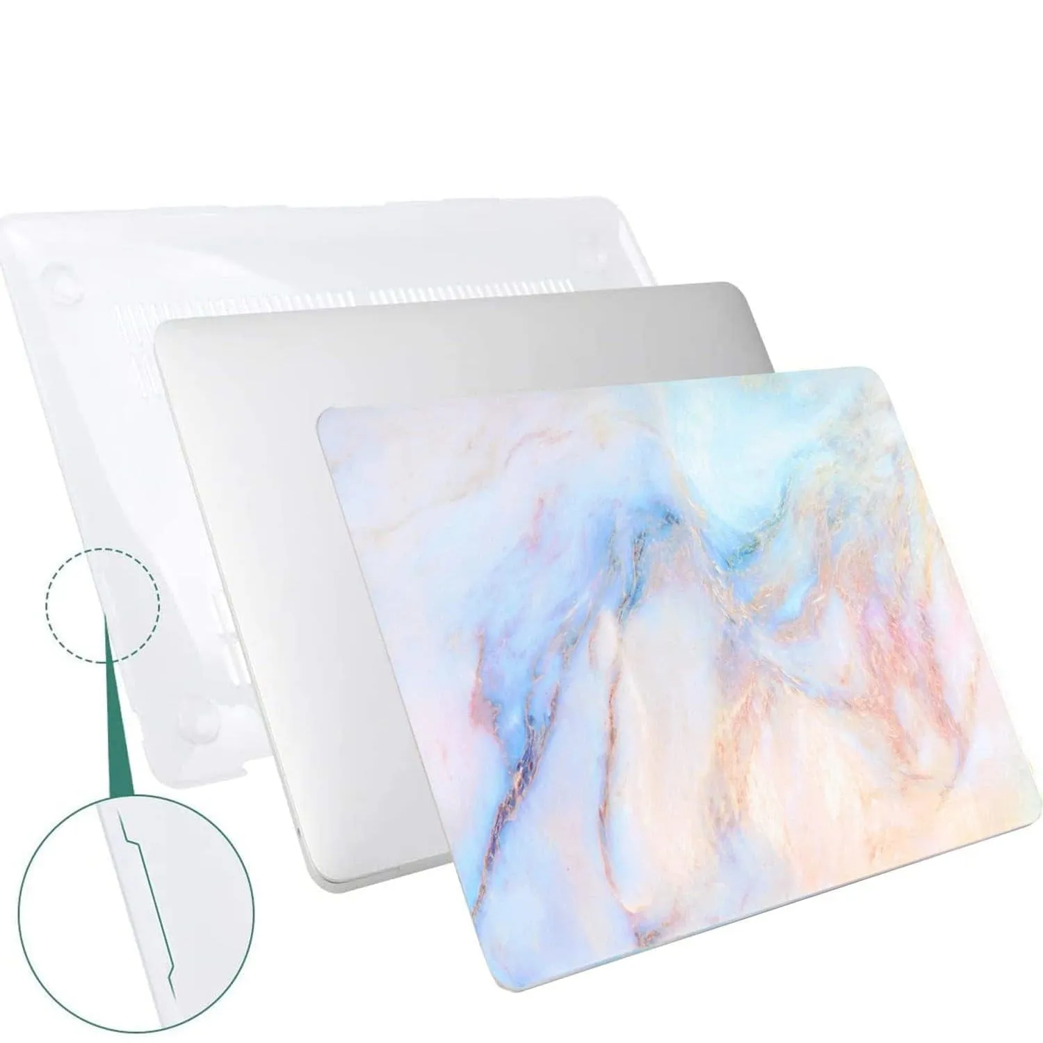 Hybrid-Flex Blue Marble Arts Case - MacBook Pro