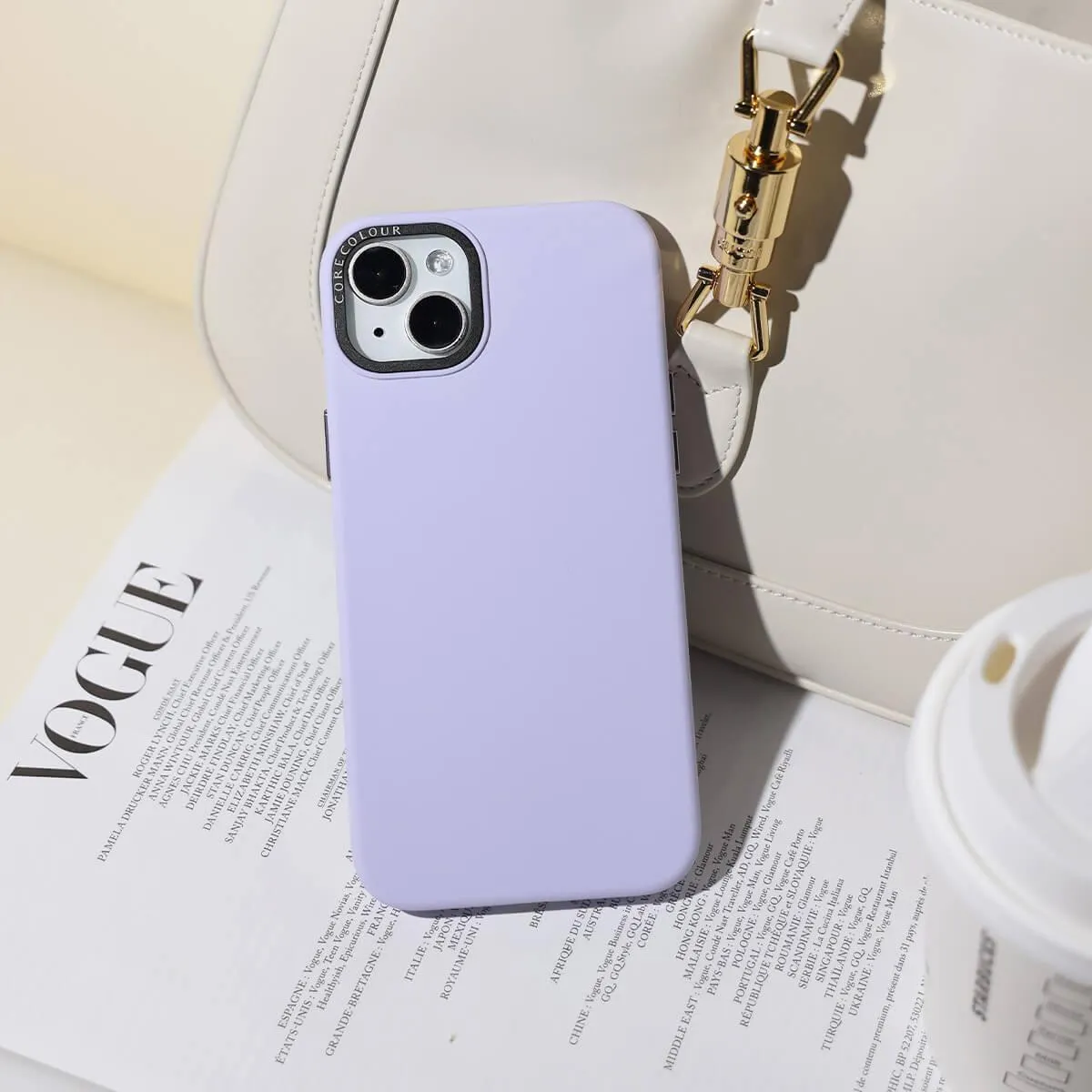 iPhone 12 Lady Lavender Silicone Phone Case