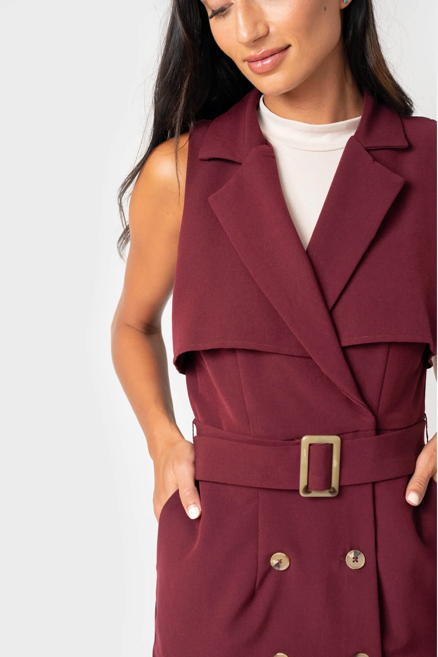 Jennifer Trench Duster Dress