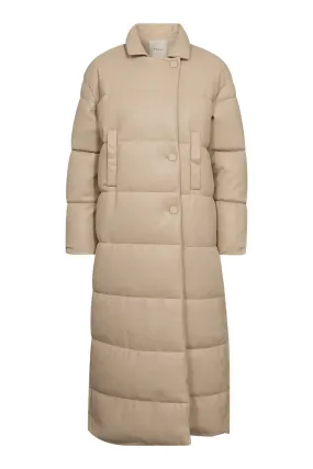 Jules Faux Down Jacket Chalk Beige