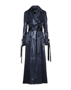 Just Cavalli Women Overcoat Dark blue 6 UK