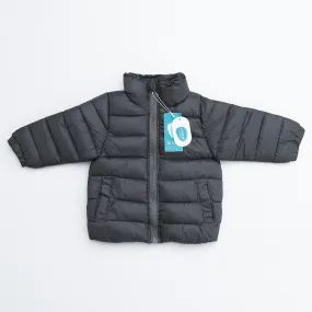 KD - Kids 'Dark Grey' Quilted Puffer Jacket KD293