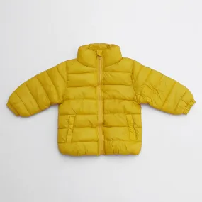 KD - Kids 'Yellow' Quilted Puffer Jacket KD294