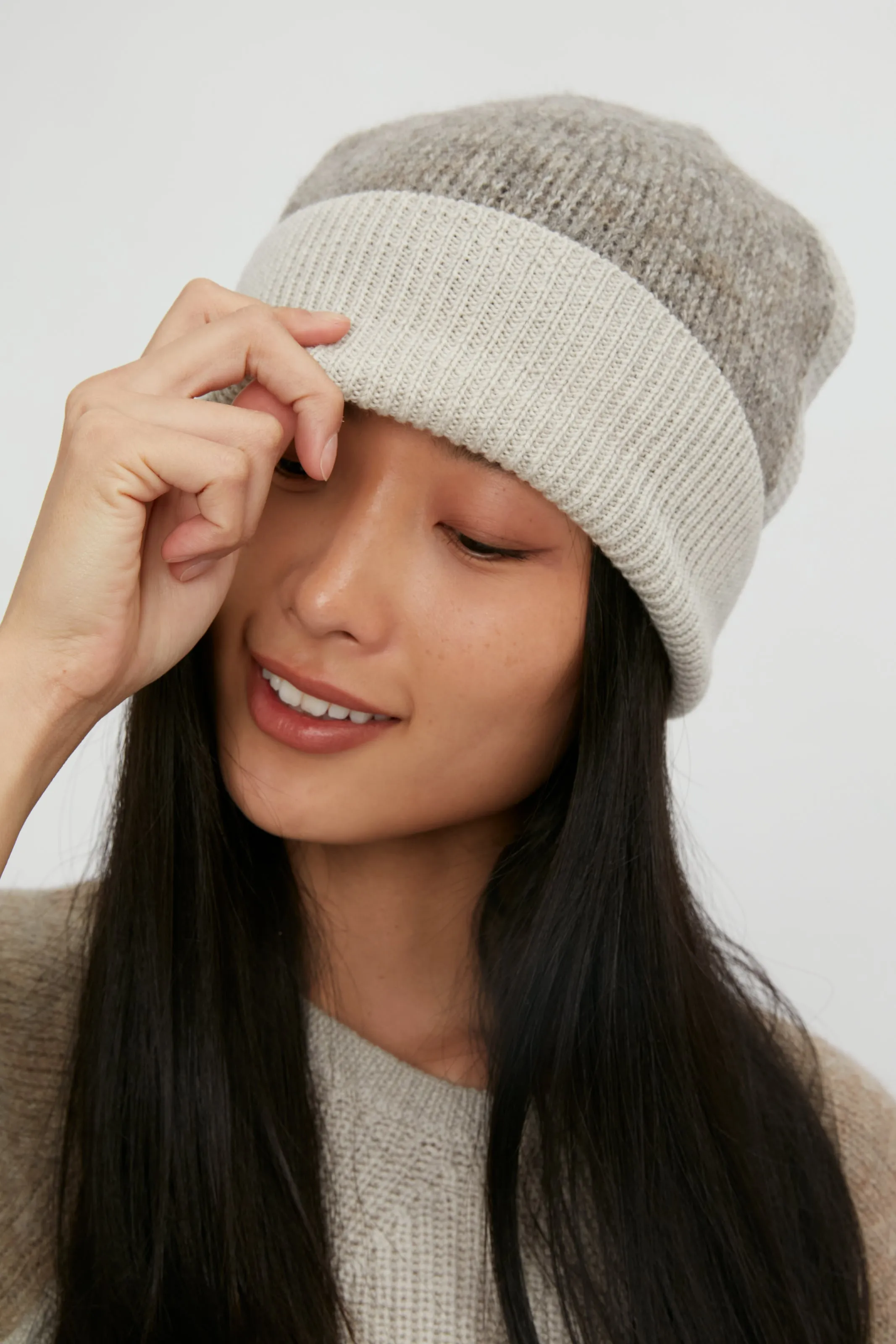 Knit Hat in Sand