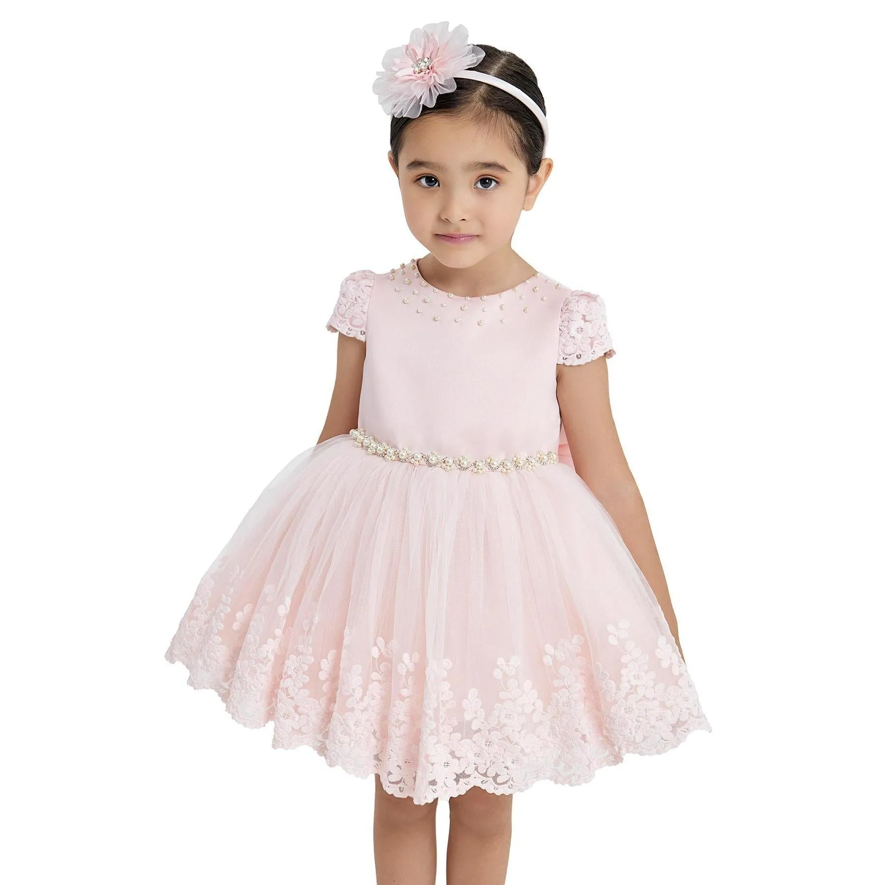 Lacy Heart Girls Formal Dress