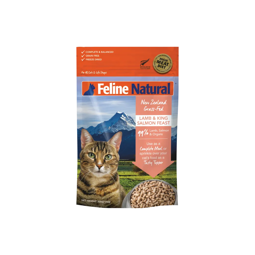 Lamb & King Salmon Feast Freeze-Dried Cat Food