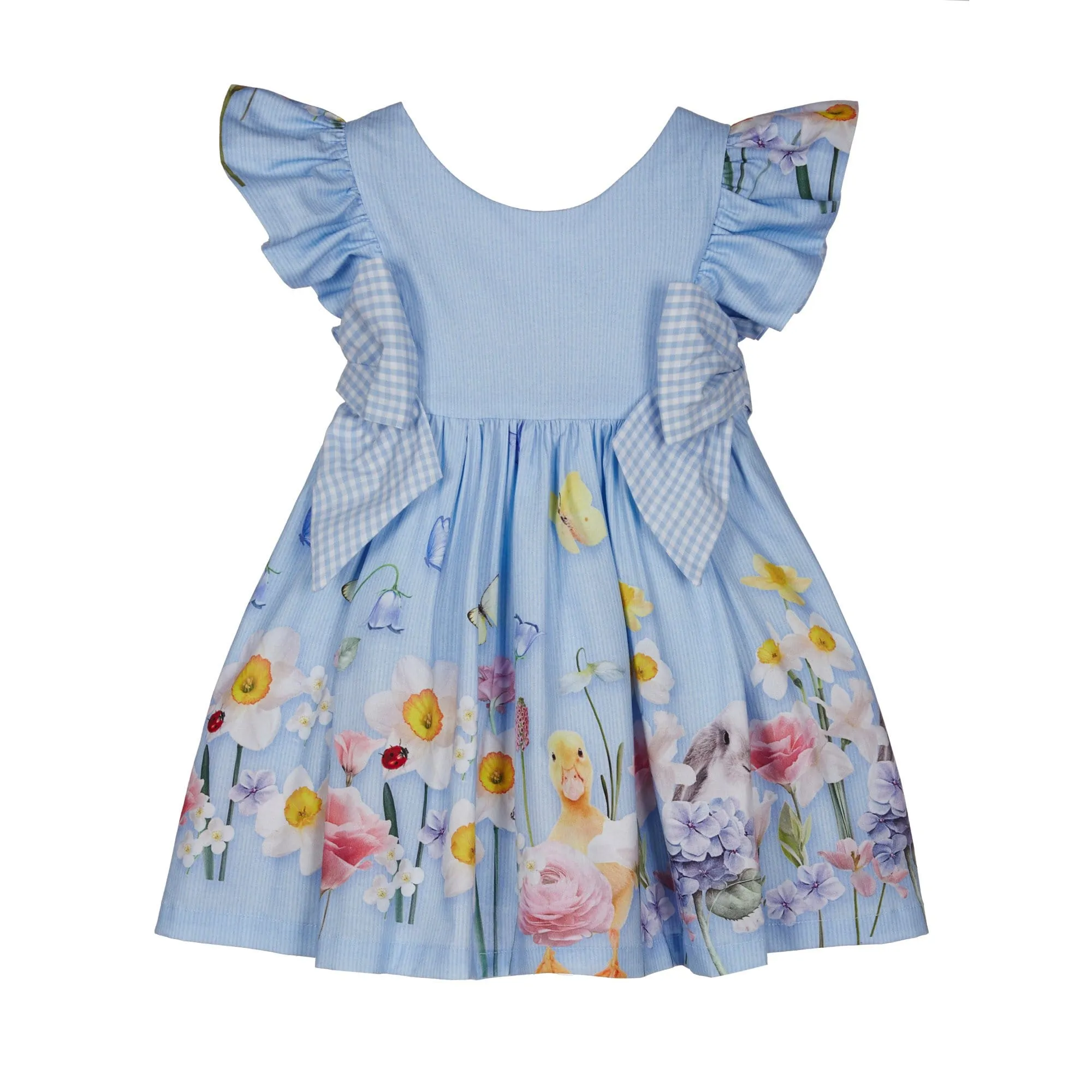 LAPIN HOUSE - Double Bow Dress - Blue