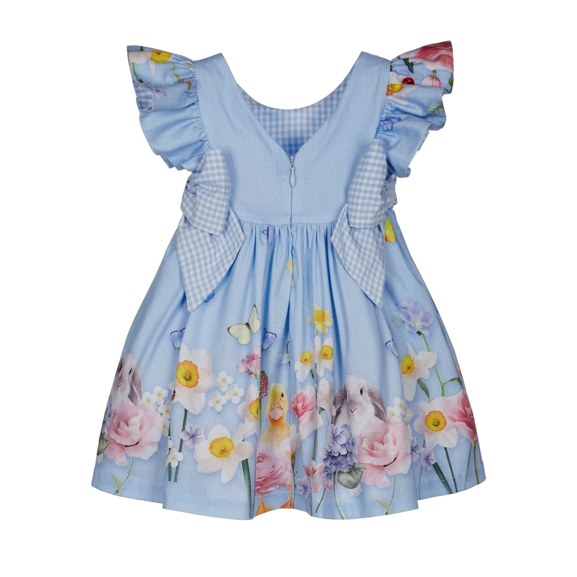 LAPIN HOUSE - Double Bow Dress - Blue