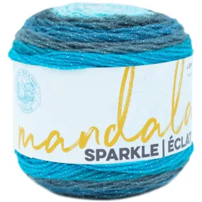 Lion Brand Mandala Sparkle Yarn - Aquarius 100g