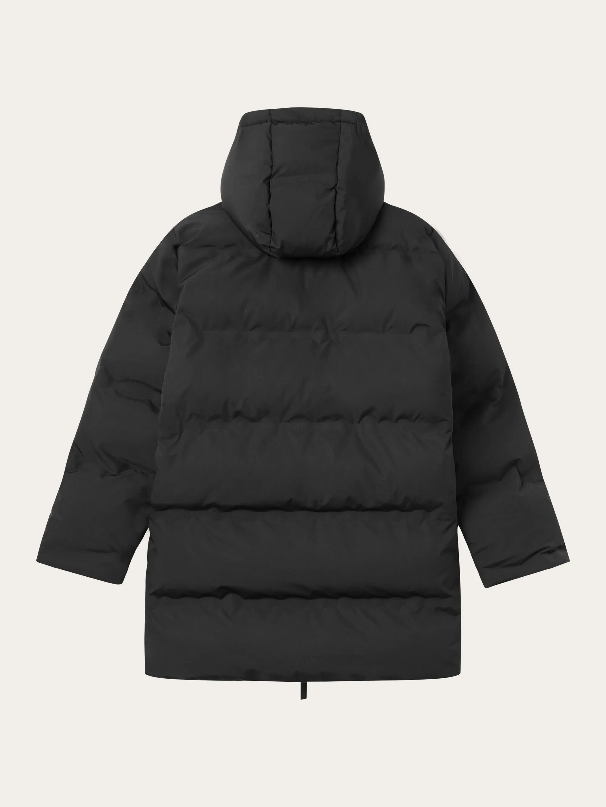 Long Puffer jacket - Black Jet