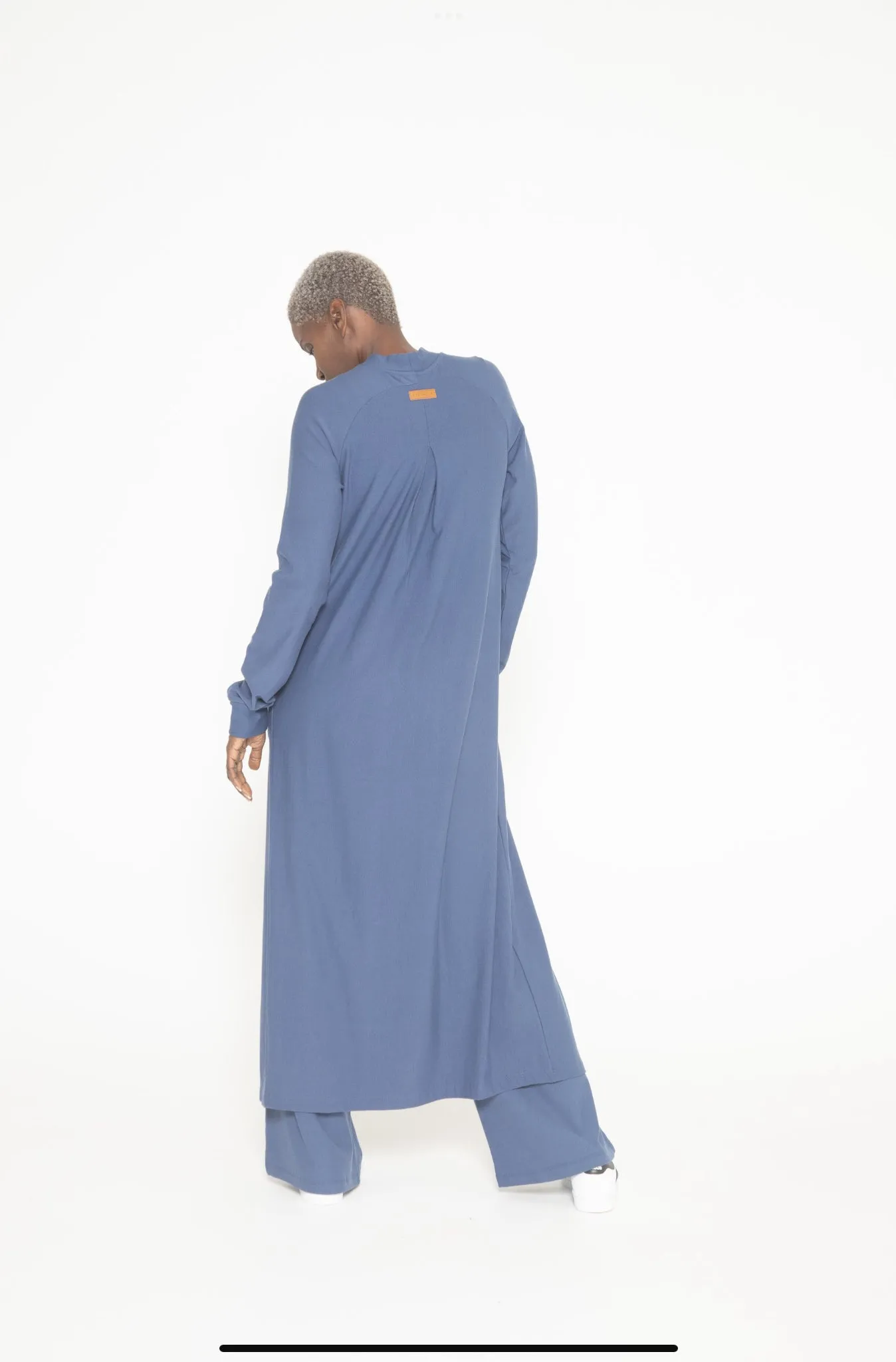 Long Tunic Fleece - Oceania Blue