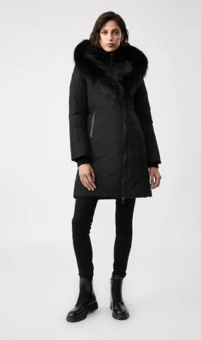 MACKAGE KAY-XR - Down Coat With Signature Silverfox Fur Collar