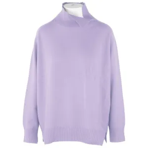 Malo Purple Wool Sweater