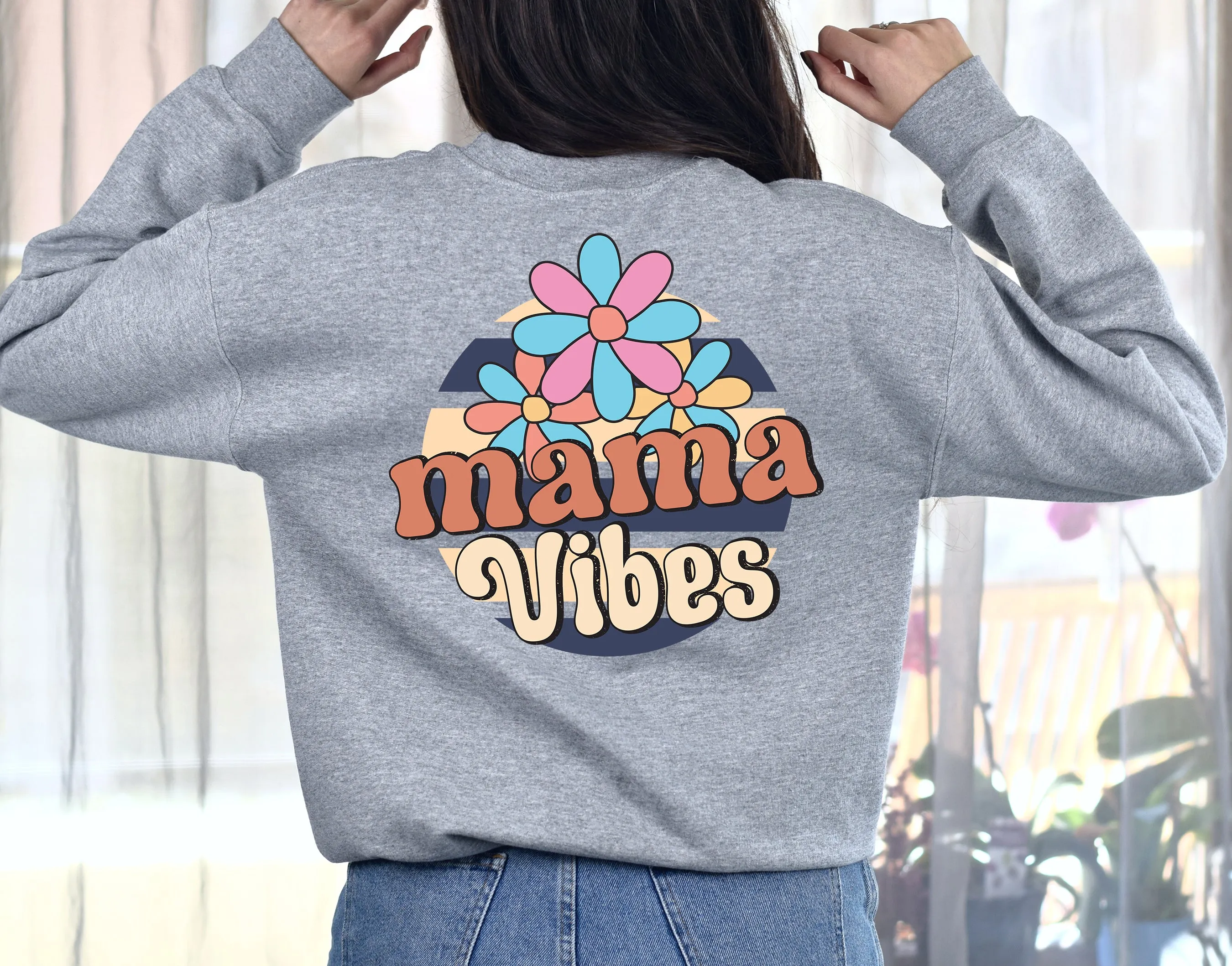 Mama Mommy boss Sweatshirt, Funny Mom Sweatshirt,