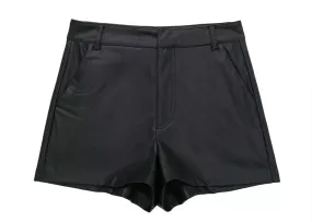 Matte Black Shorts