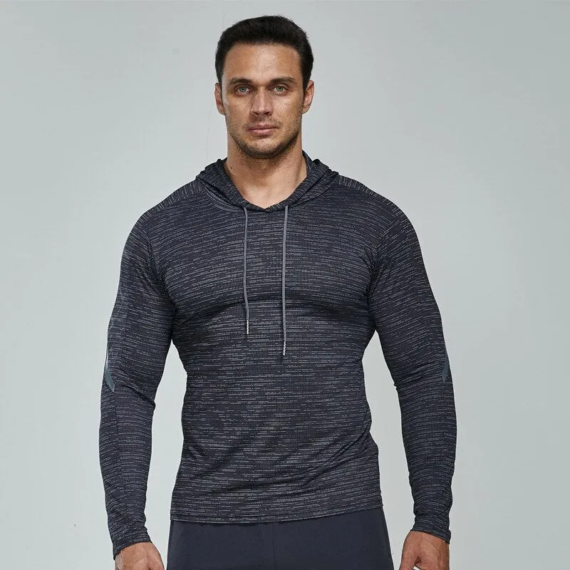 Men Cycling Jersey Sports Hoodies Fitness Shirts Gym Clothing Compression T-shirt Sportswer Boy Running Jacket Male Rashguard