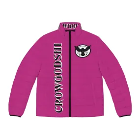 Men's CROWGODSHI Puffer Jacket, PINK