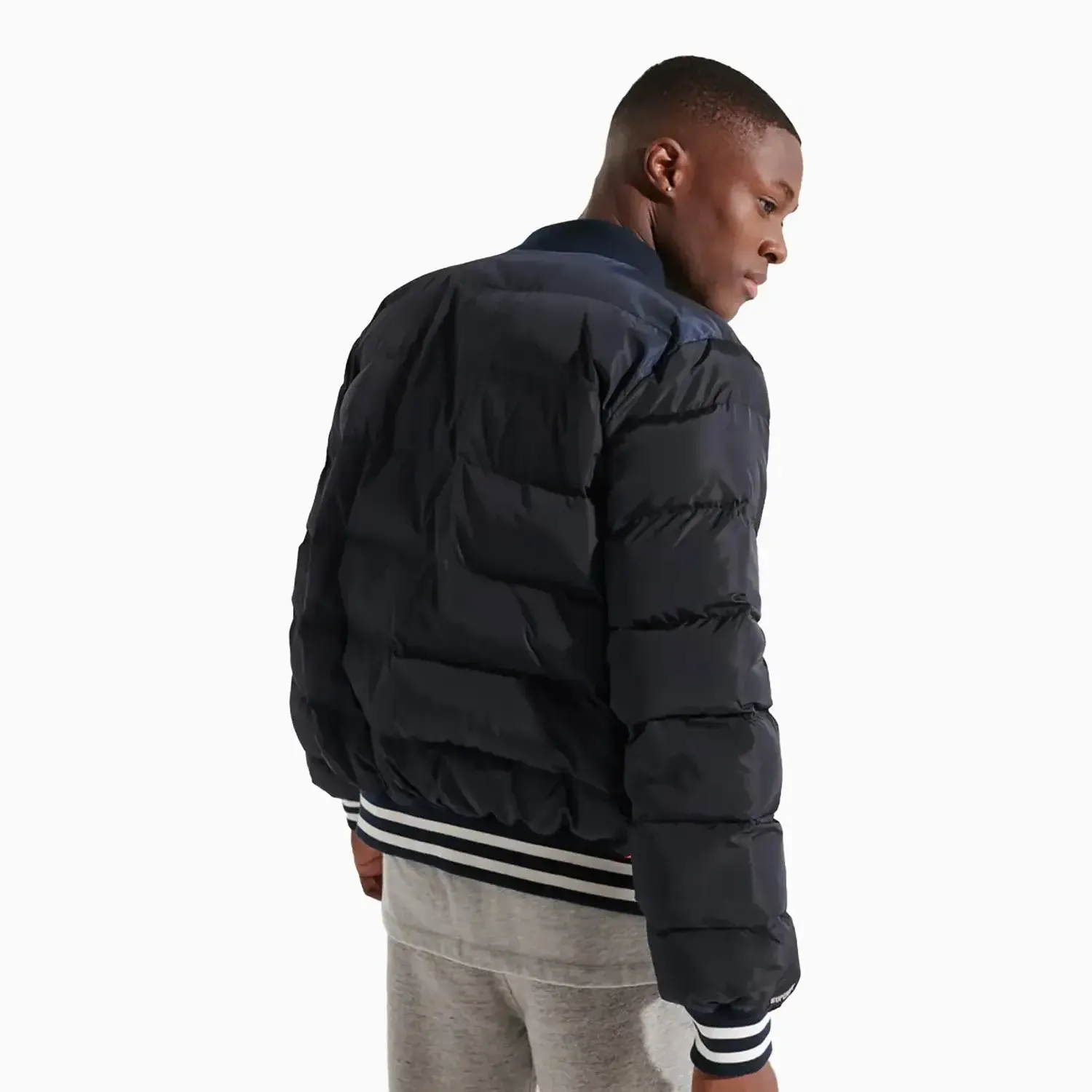 Men's Varsity Baseball Puffer Jacket