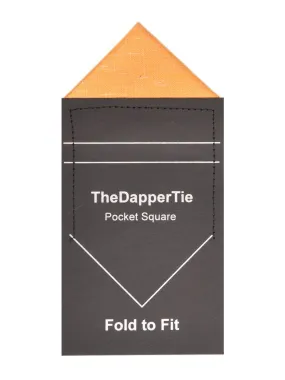 Men's White Linen Triangle Folded Pocket Square  From TheDapperTie