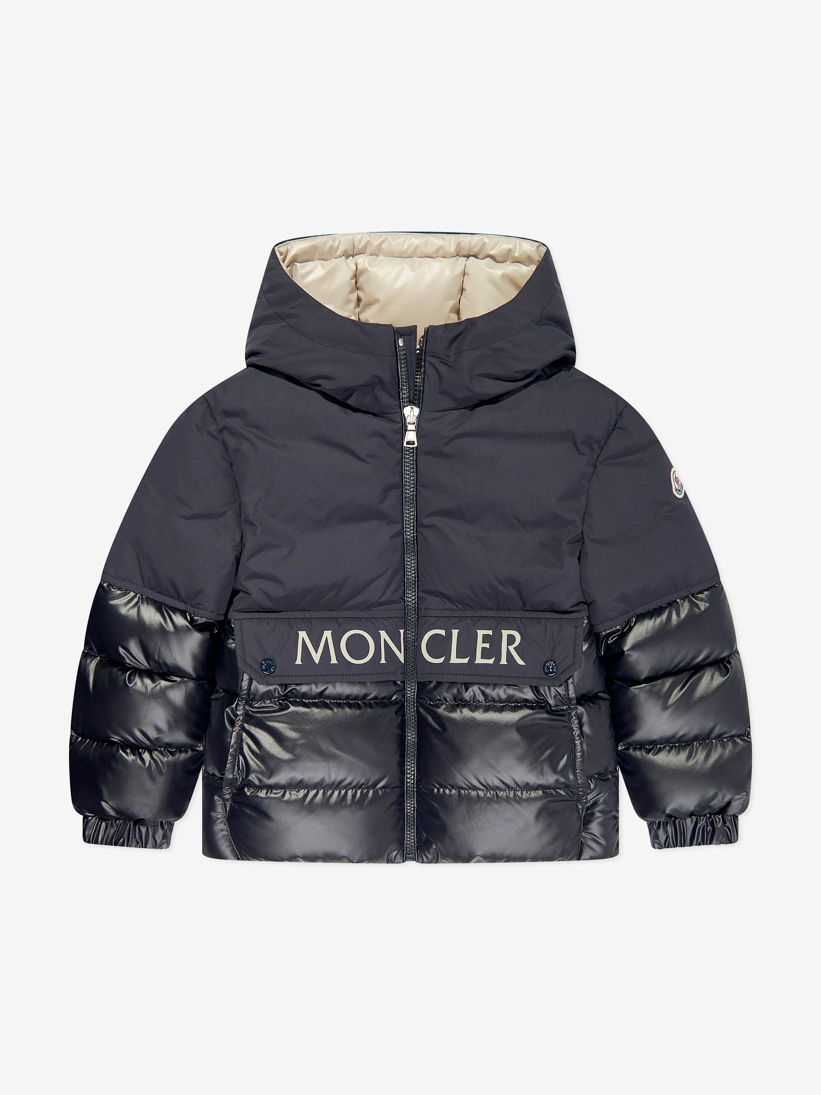 Moncler Enfant Boys Down Padded Andres Jacket in Navy