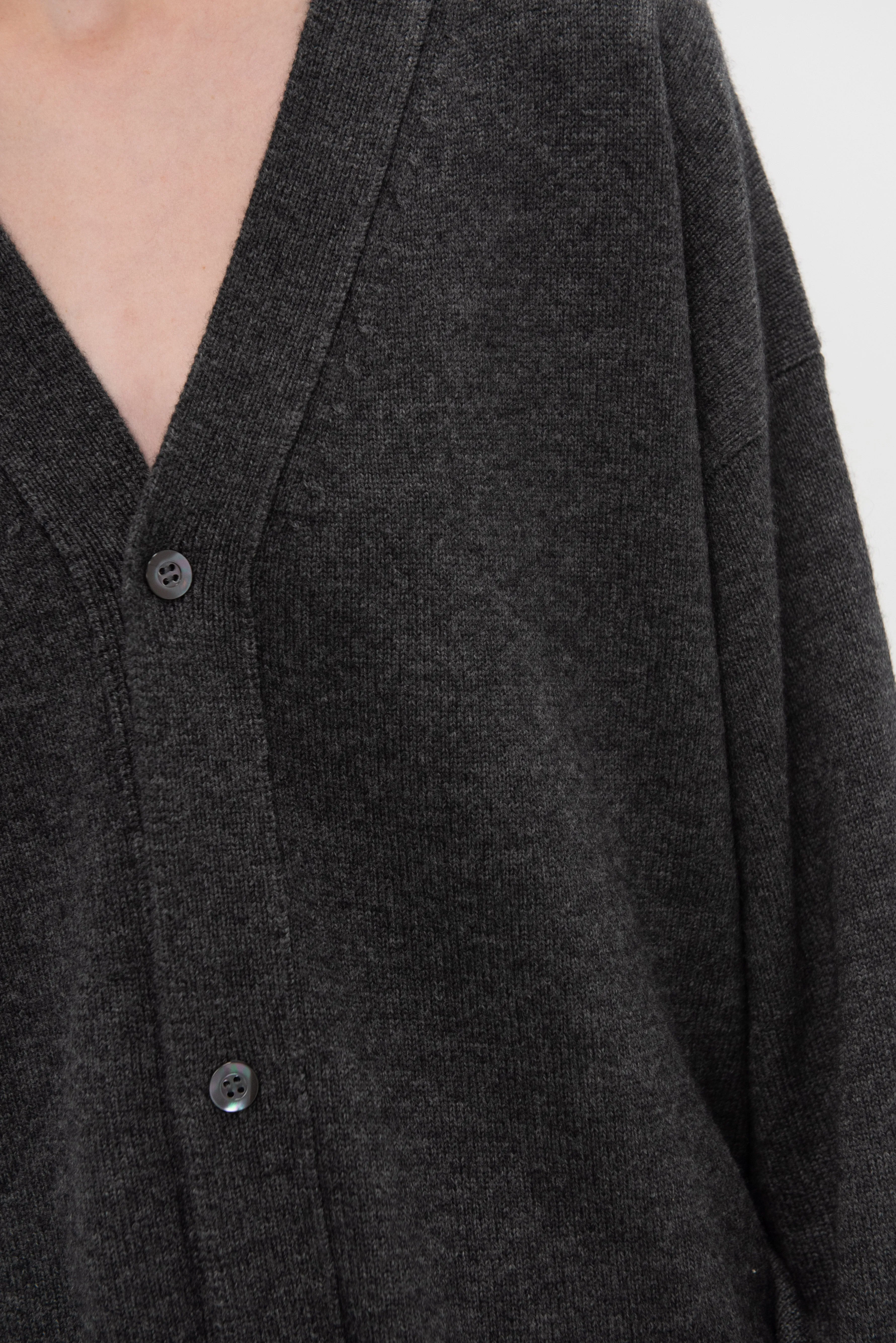 Myth Cardigan, charcoal melange