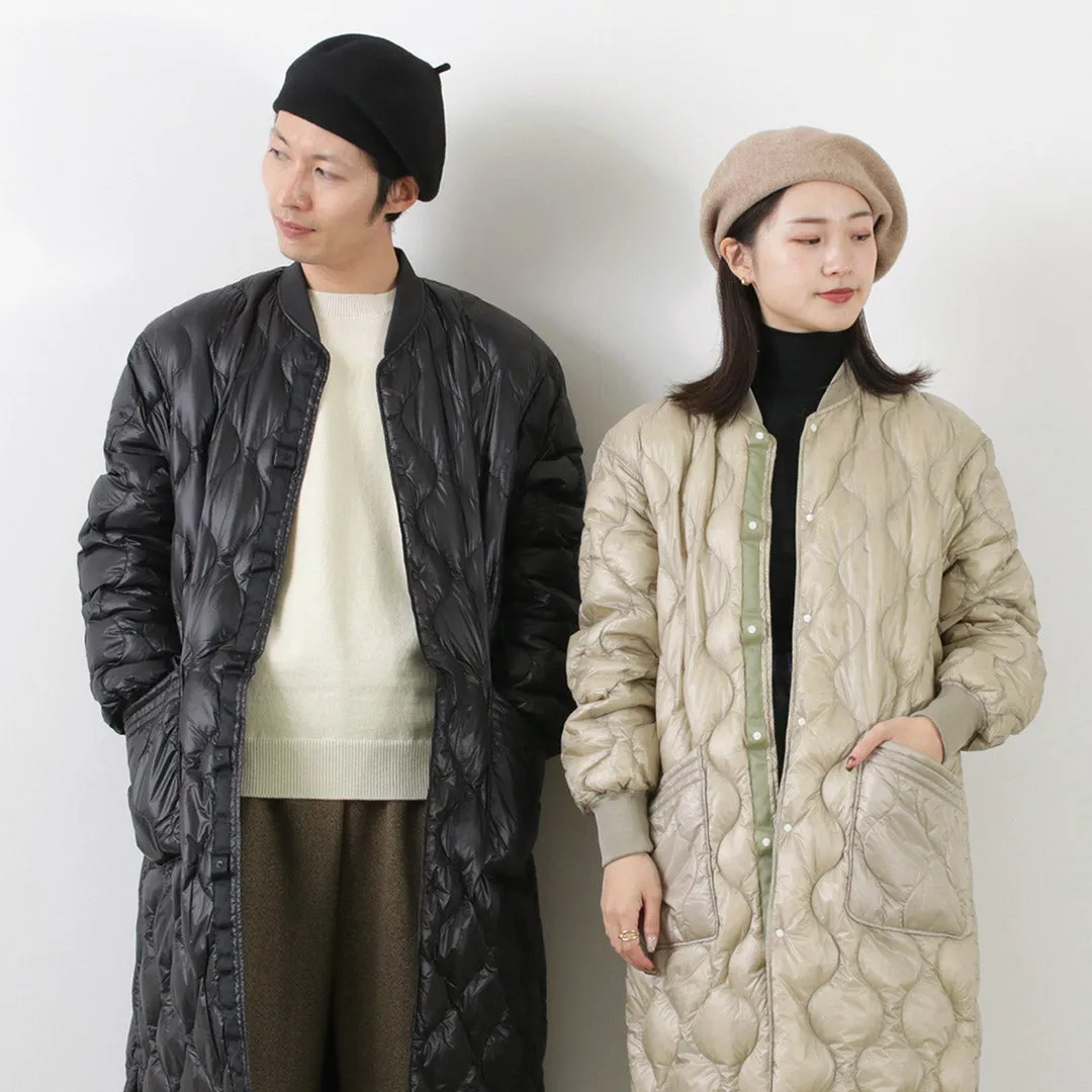 NANGA / Onion quilt down half coat