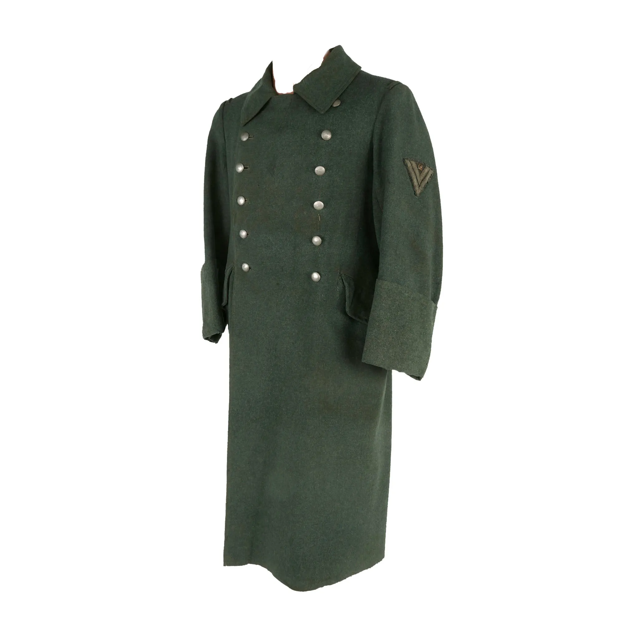 Original German WWII Heer Army Stabsgefreiter EM/NCO M36 Wool Greatcoat - dated 1939