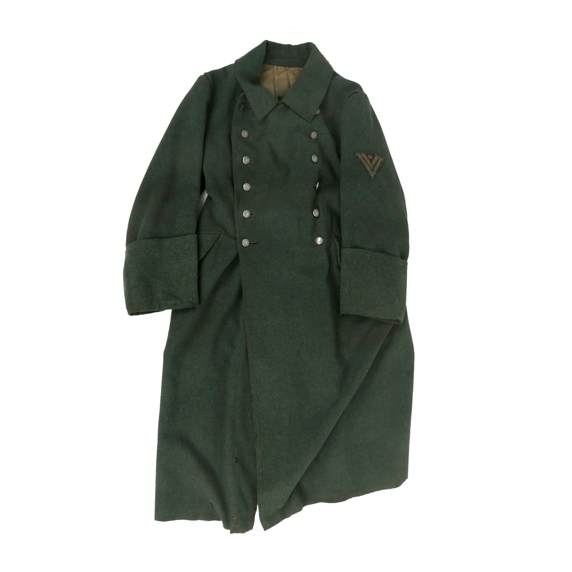 Original German WWII Heer Army Stabsgefreiter EM/NCO M36 Wool Greatcoat - dated 1939