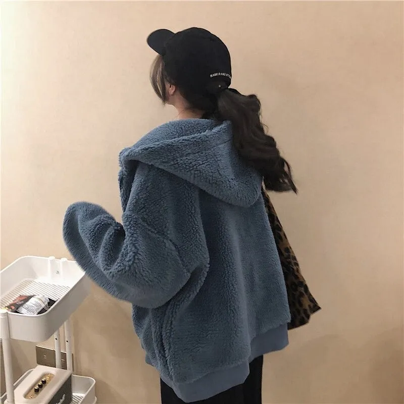 Oversize Fashion Cashmere Thickening Warm Woolen Overcoat