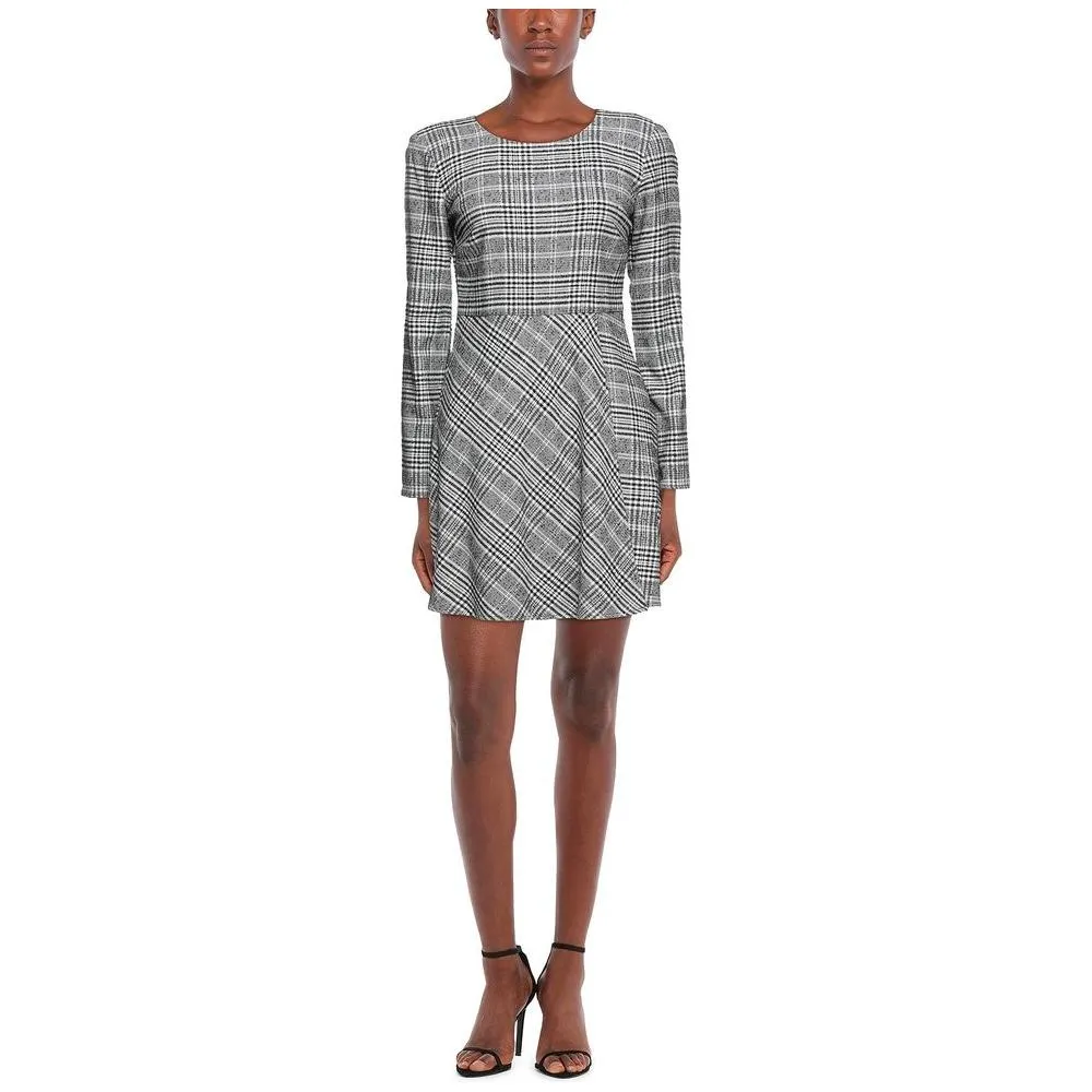 Patrizia Pepe Chic Prince of Wales Check Short Dress