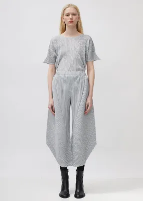 Pleated Angled Trousers