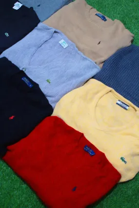 Polo lacoste sweater 30 pieces bundle