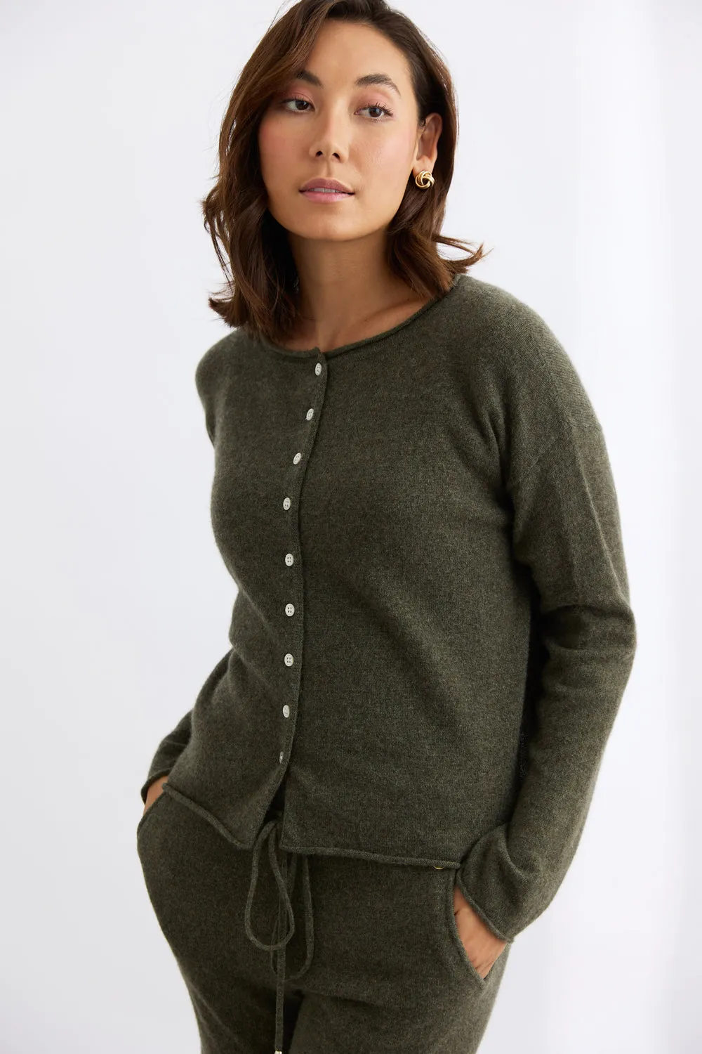 Pure Reversible Button Cardi