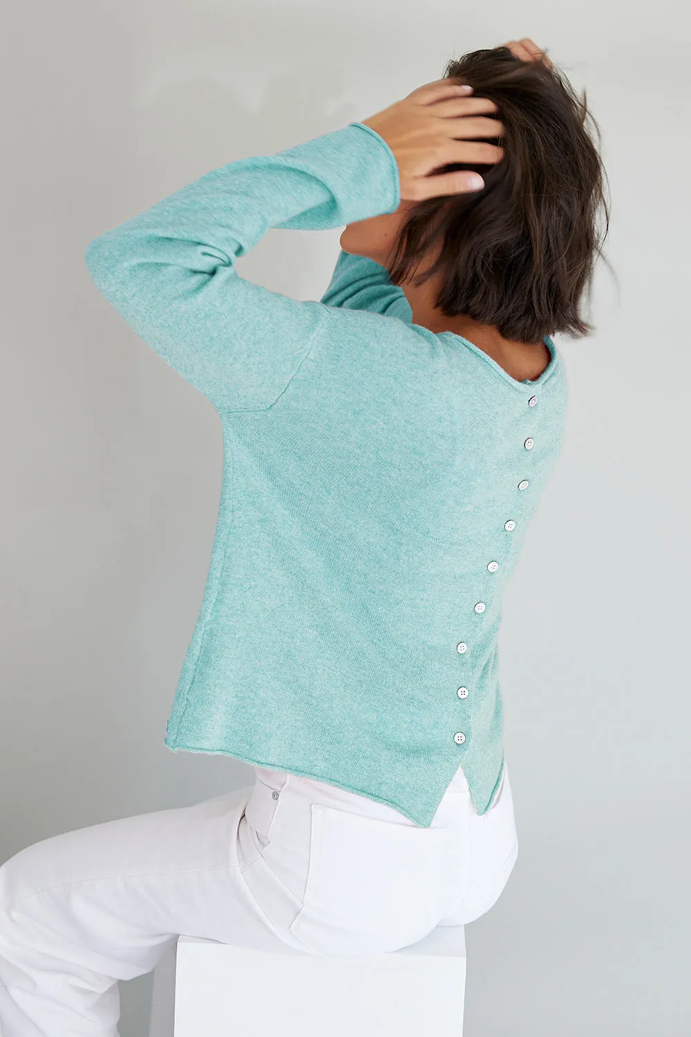 Pure Reversible Button Cardi